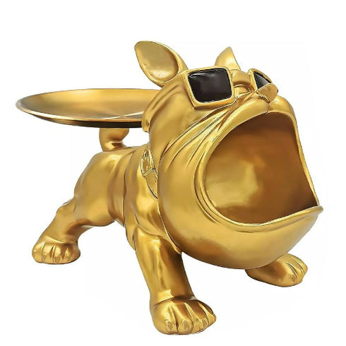 Bulldog Butler Storage Sculpture